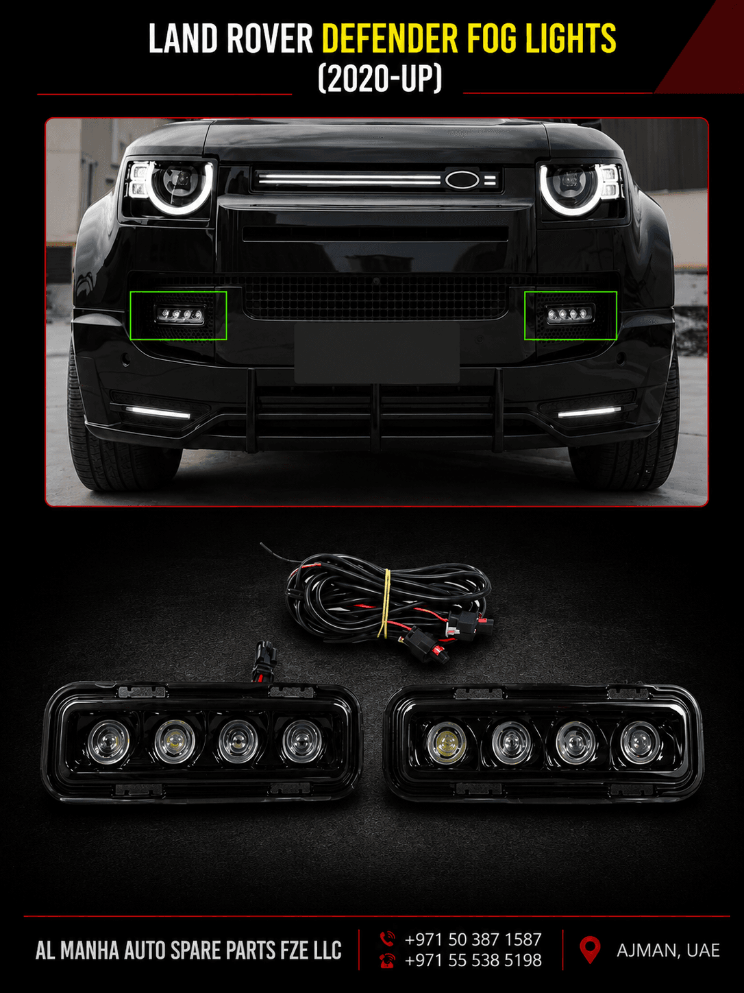 DEFENDER FOG LIGHTS (2020-UP)
