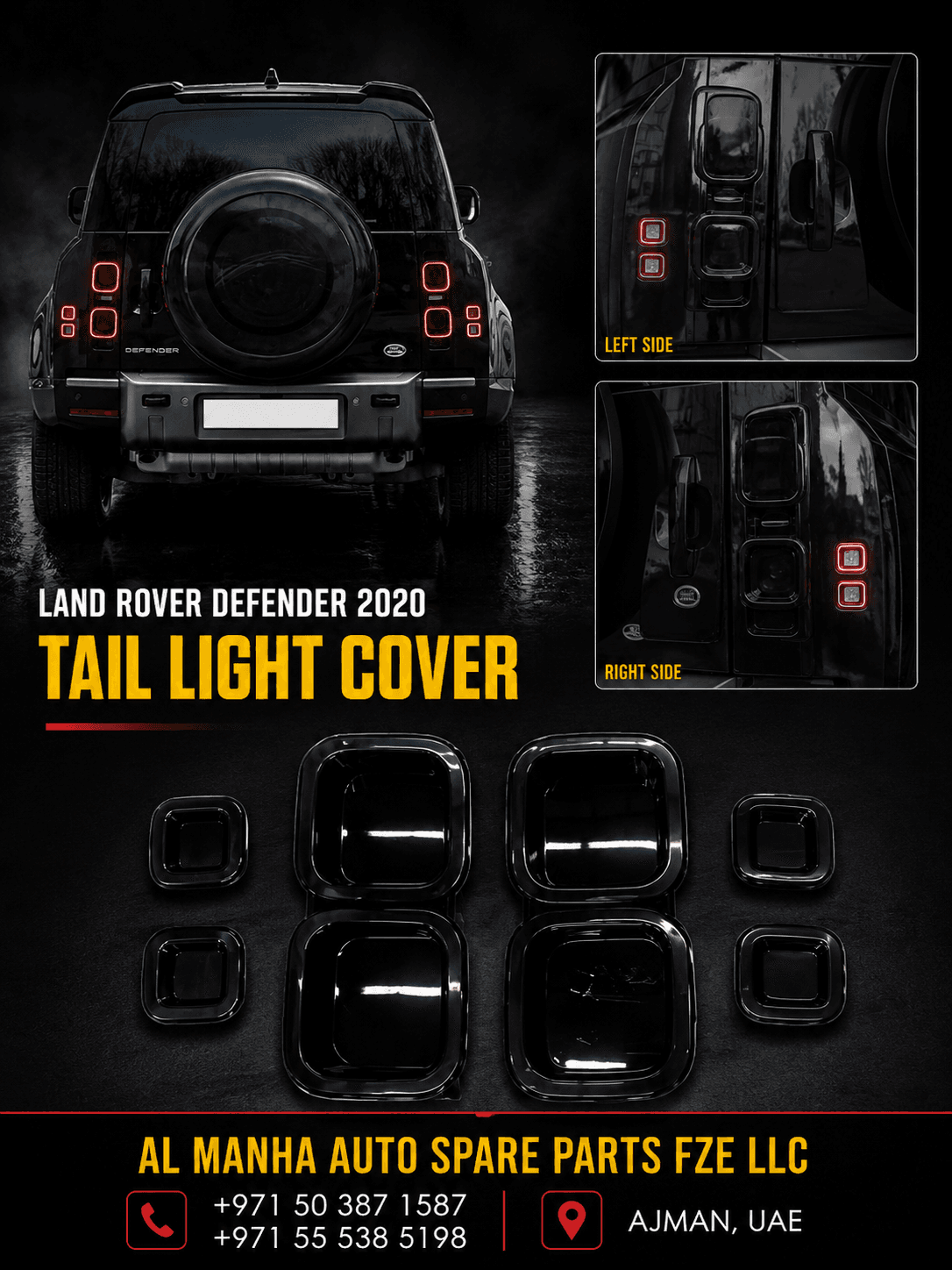 Defender 2020 Tail light cover