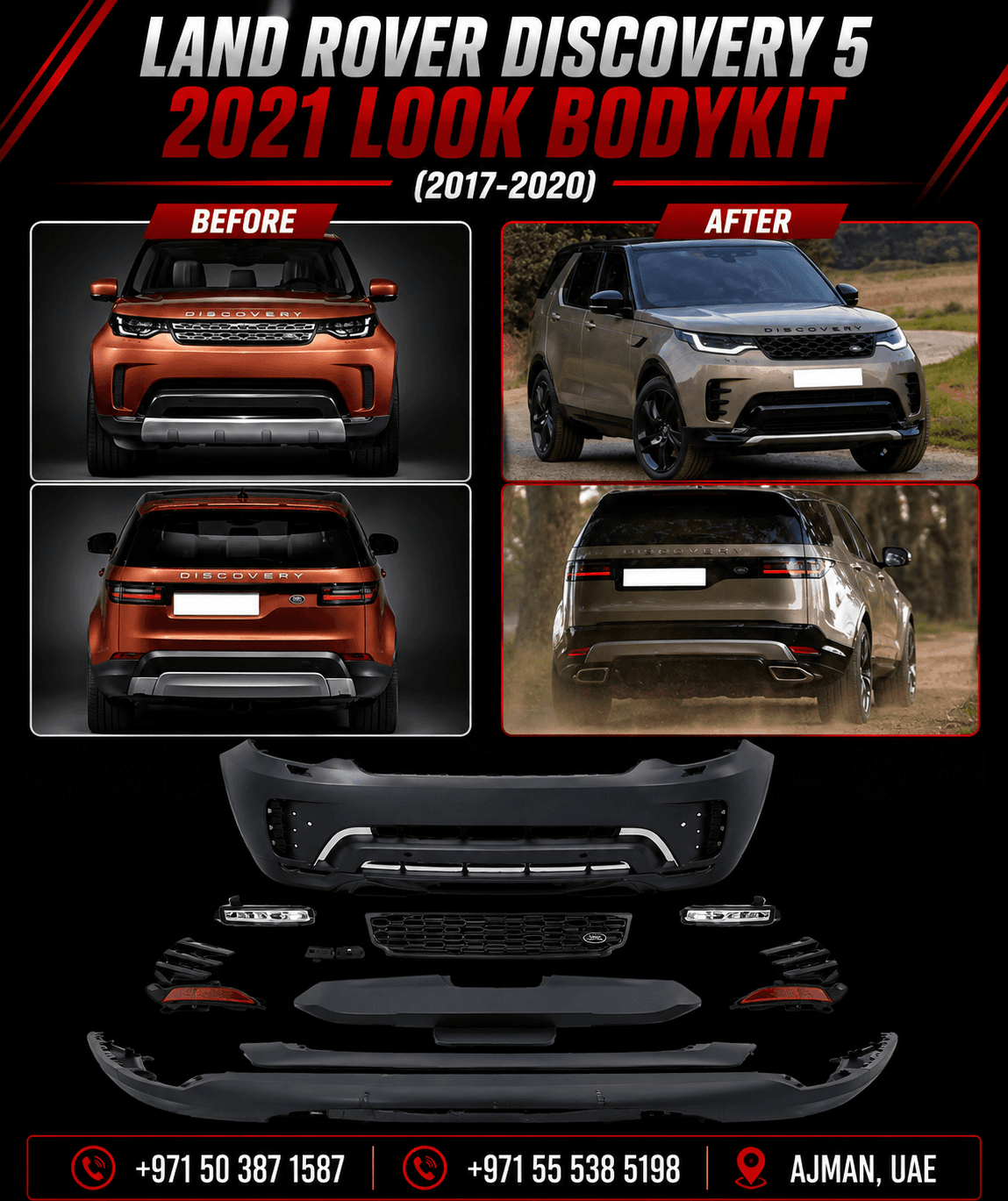 LAND ROVER DISCOVER 5 2021 LOOK BODYKIT (2017-2020)
