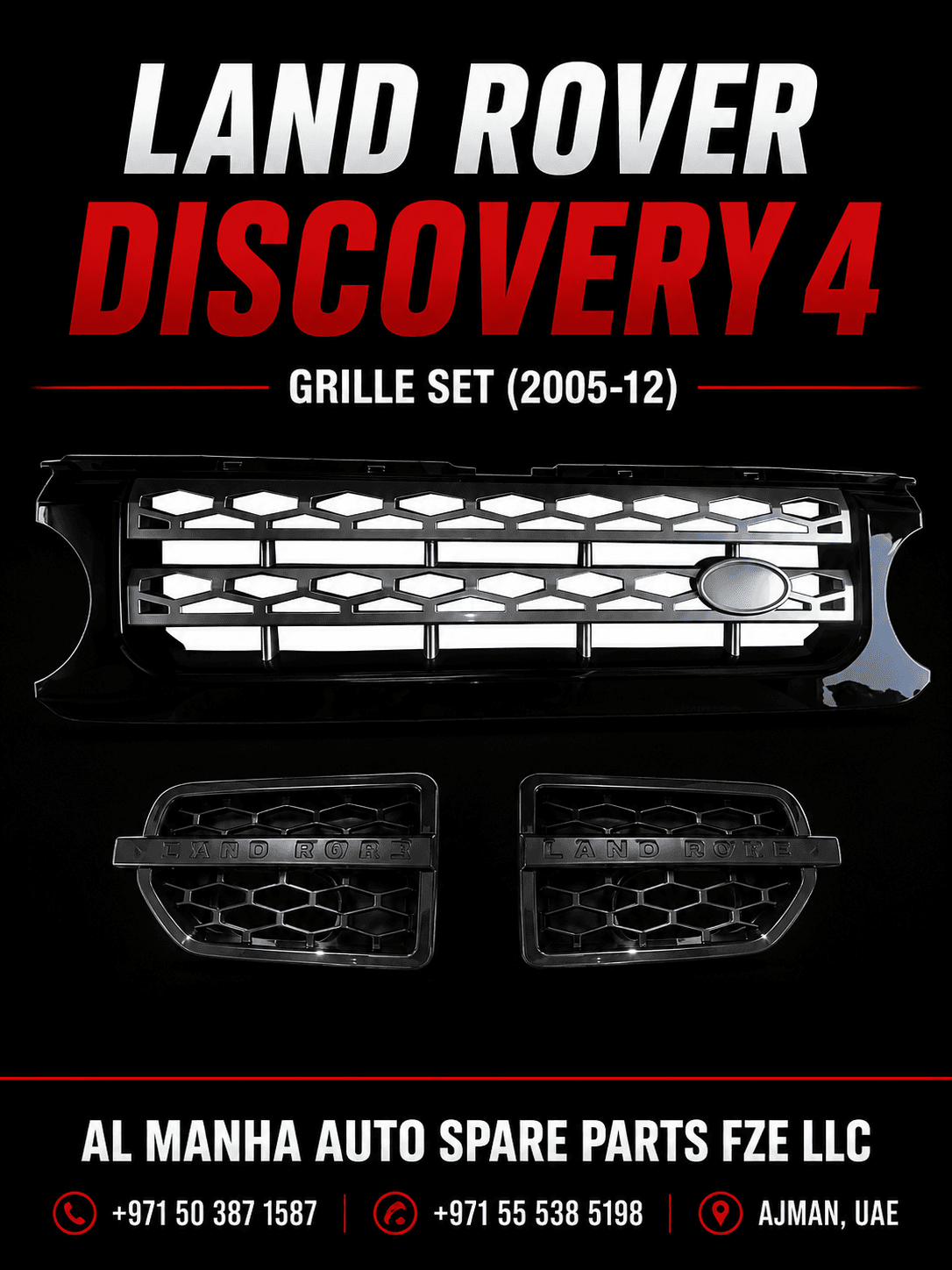 LAND ROVER DISCOVERY 4 GRILLE SET(2005-12)