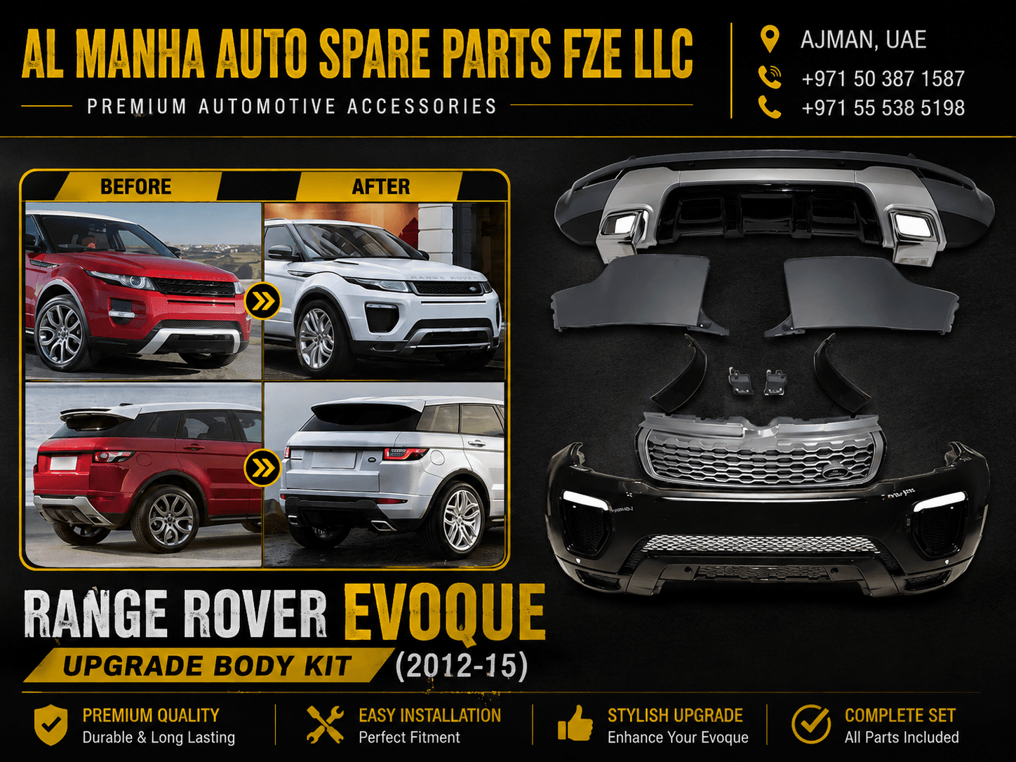 RANGE ROVER EVOQUE UPGRADE BODY KIT (2012-15)