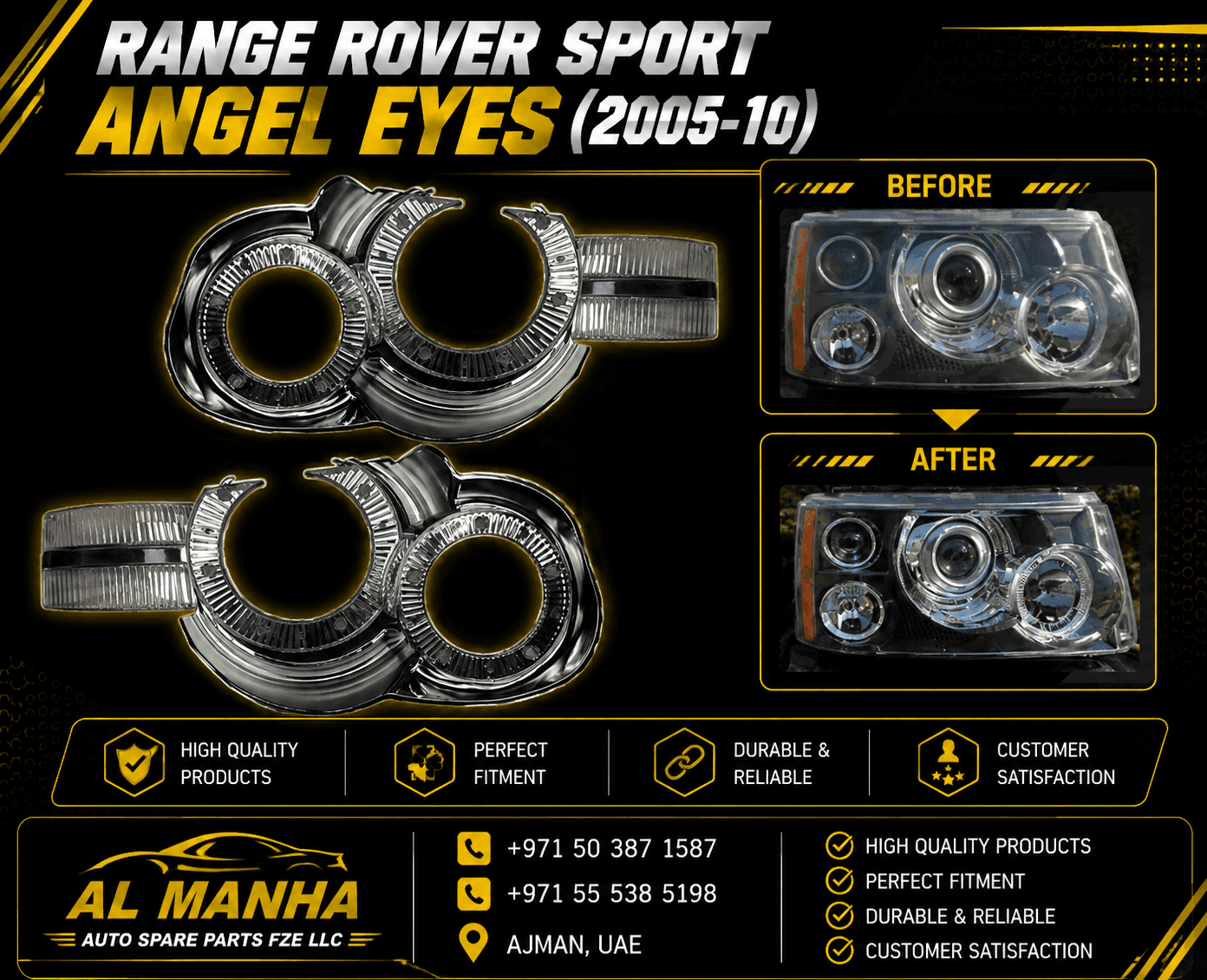 RANGE ROVER SPORT ANGEL EYES(2005-10)
