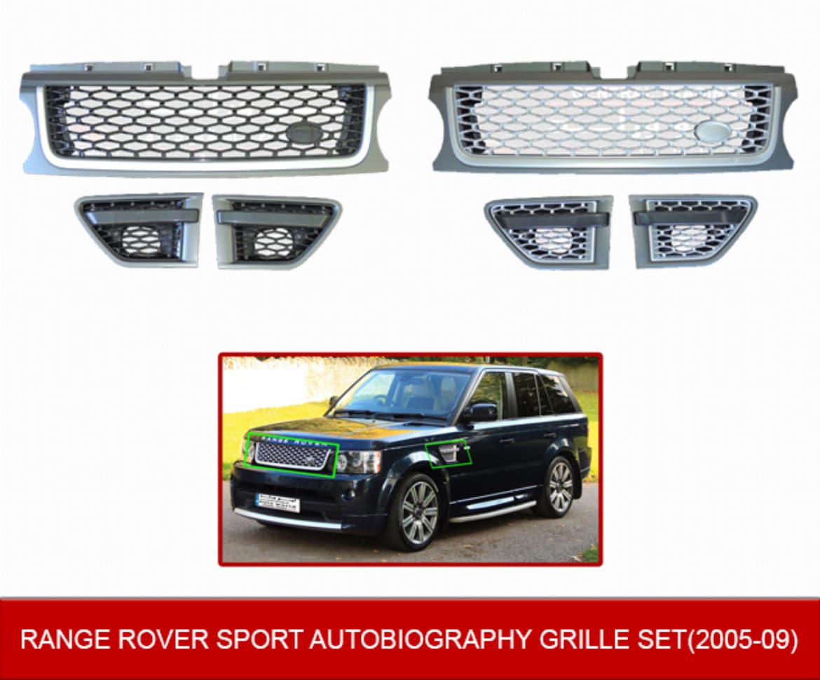RANGE ROVER SPORT AUTOBIOGRAPHY GRILLE SET (2005-09)