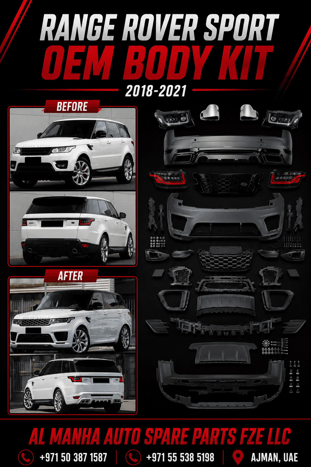 RANGE ROVER SPORT OEM BODYKIT (2018-2021)