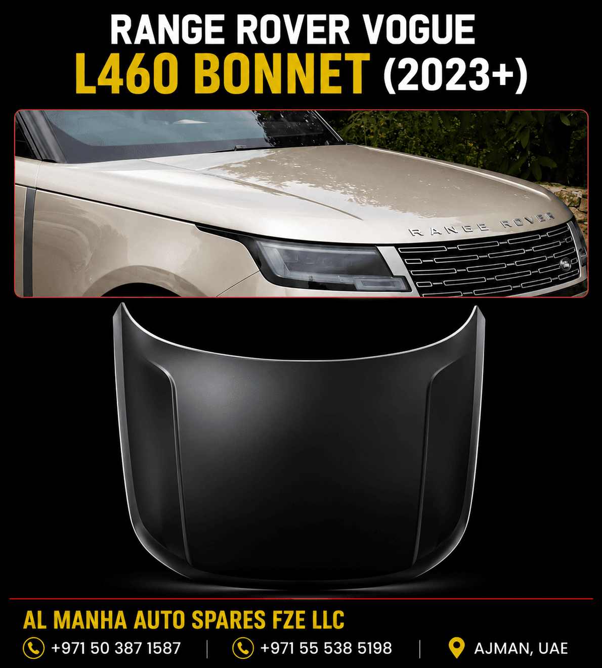 RANGE ROVER VOGUE L460 BONNET (2023+)