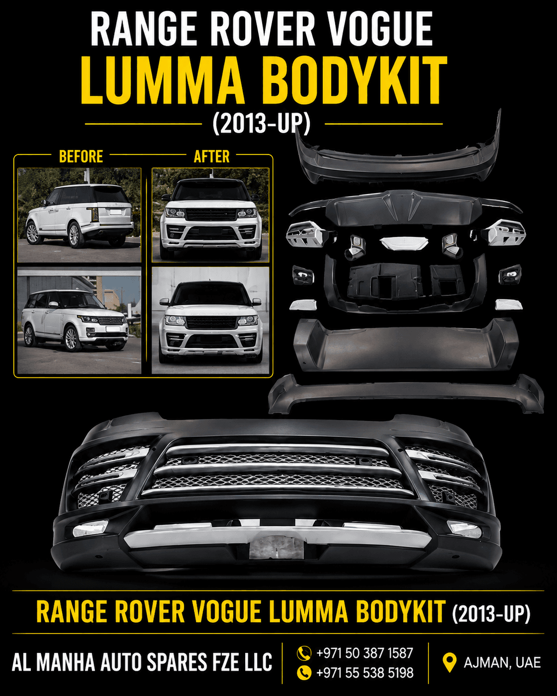 RANGE ROVER VOGUE LUMMA BODYKIT(2013-UP)