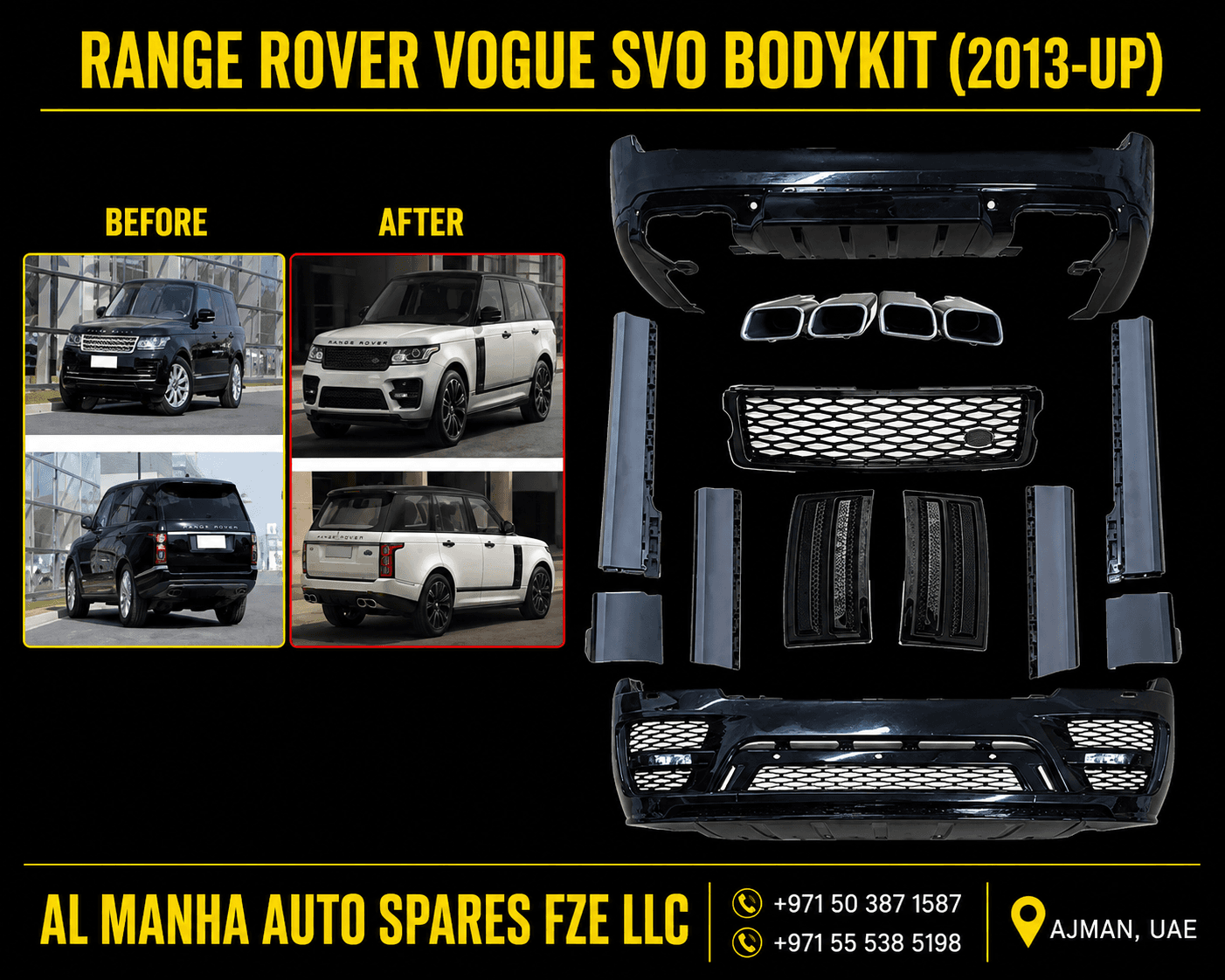 RANGE ROVER VOGUE SVO BODYKIT(2013-UP)