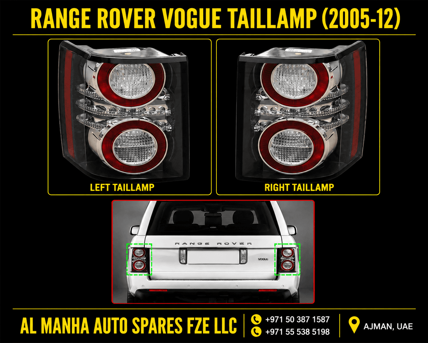 RANGE ROVER VOGUE TAILLAMP(2005-12)