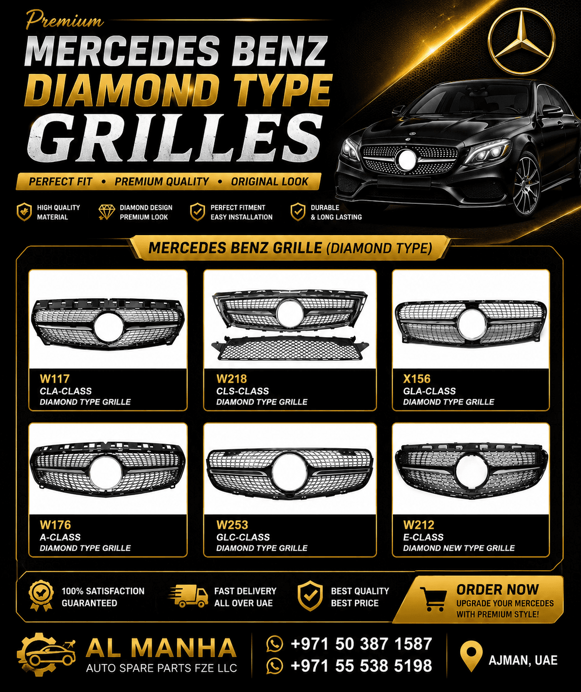 GRILLE DIAMOND TYPE
