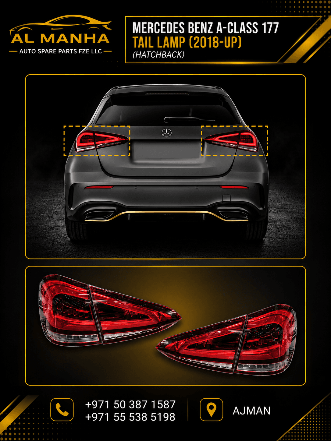 177 TAIL LAMP HATCHBACK