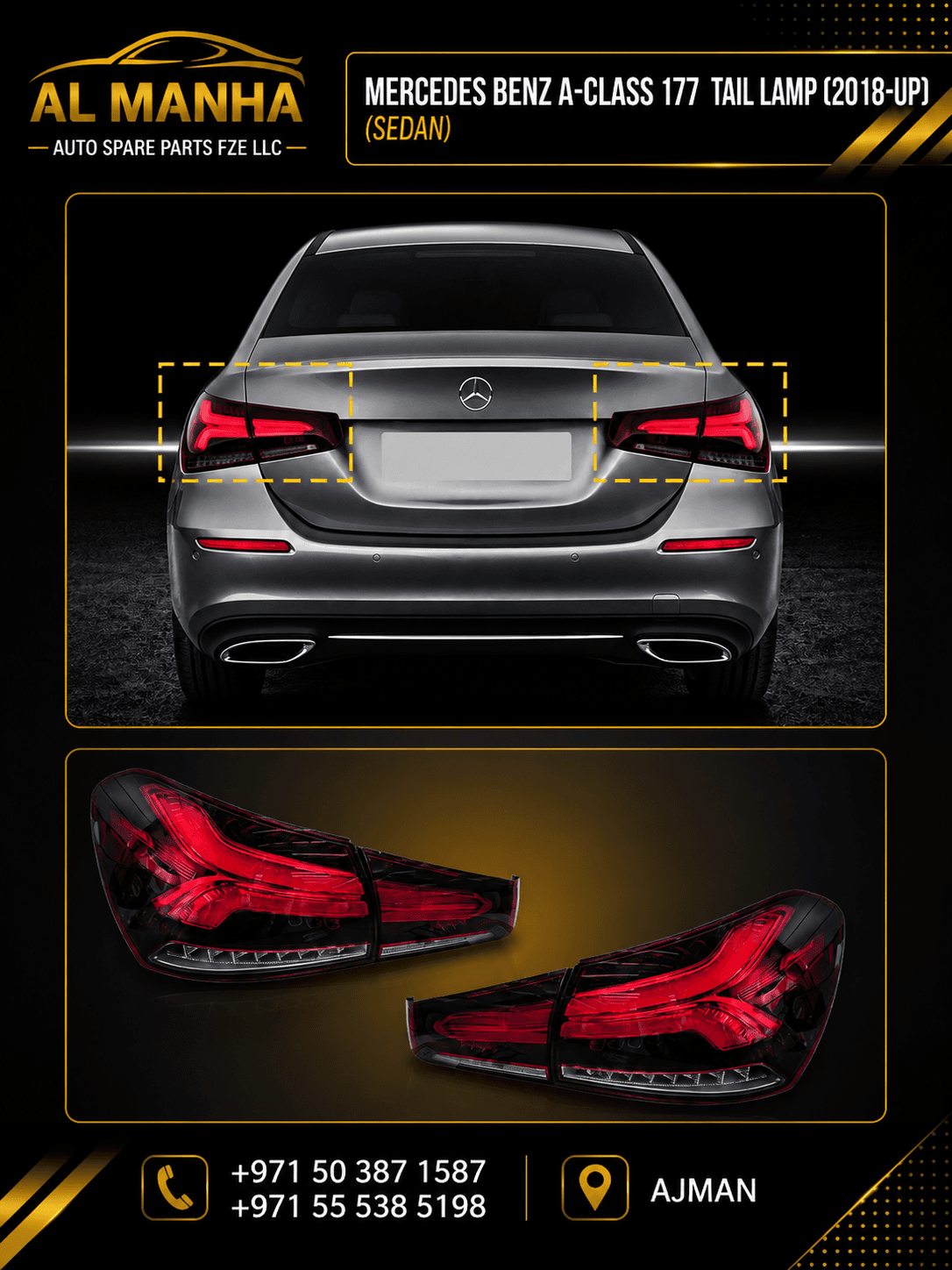 177 TAIL LAMP SEDAN