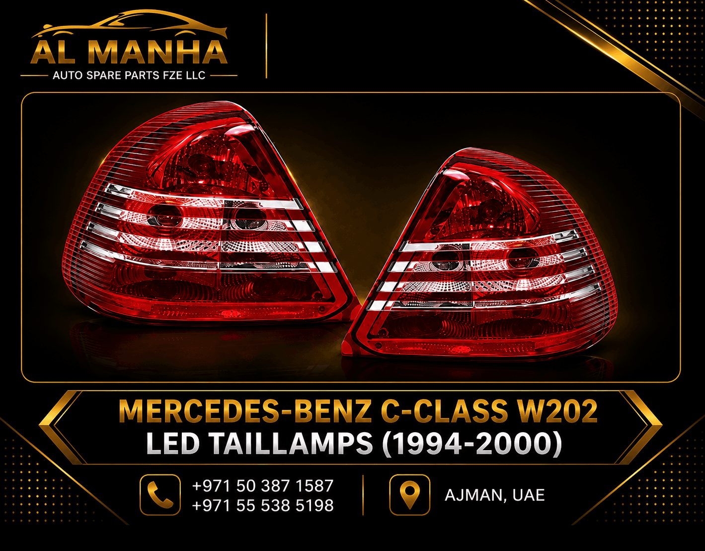 MERCEDES-BENZ C-CLASS W202 LED TAILLAMPS (1994-2000)