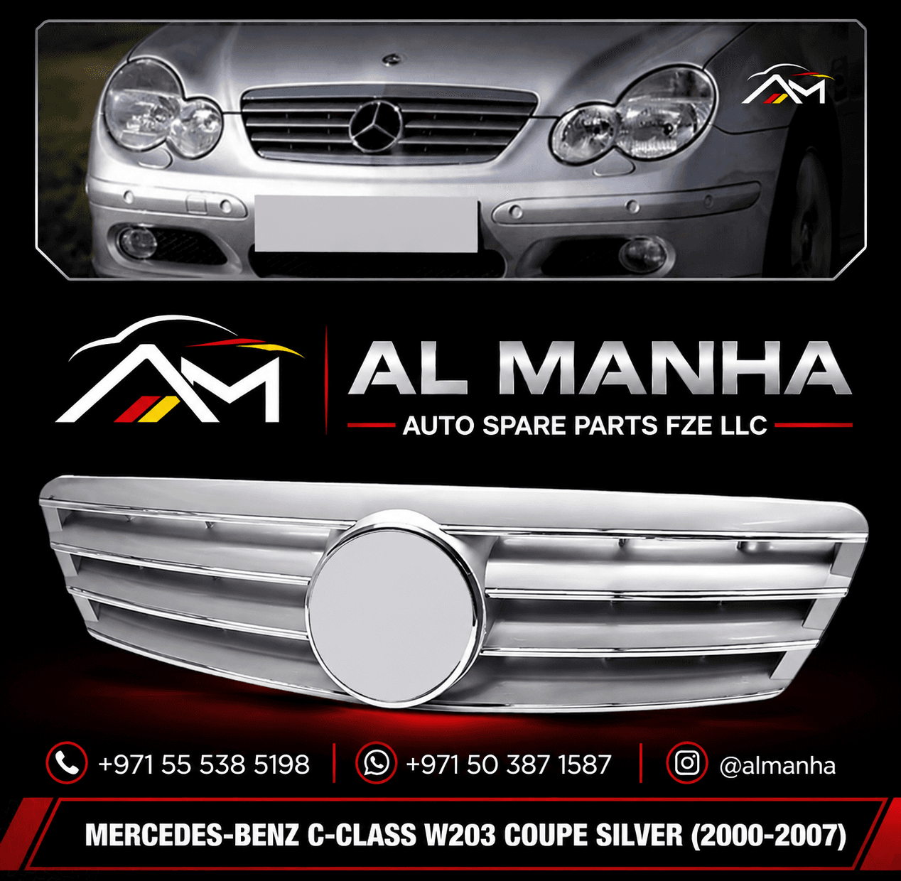 203 GRILLE COUPE SILVER