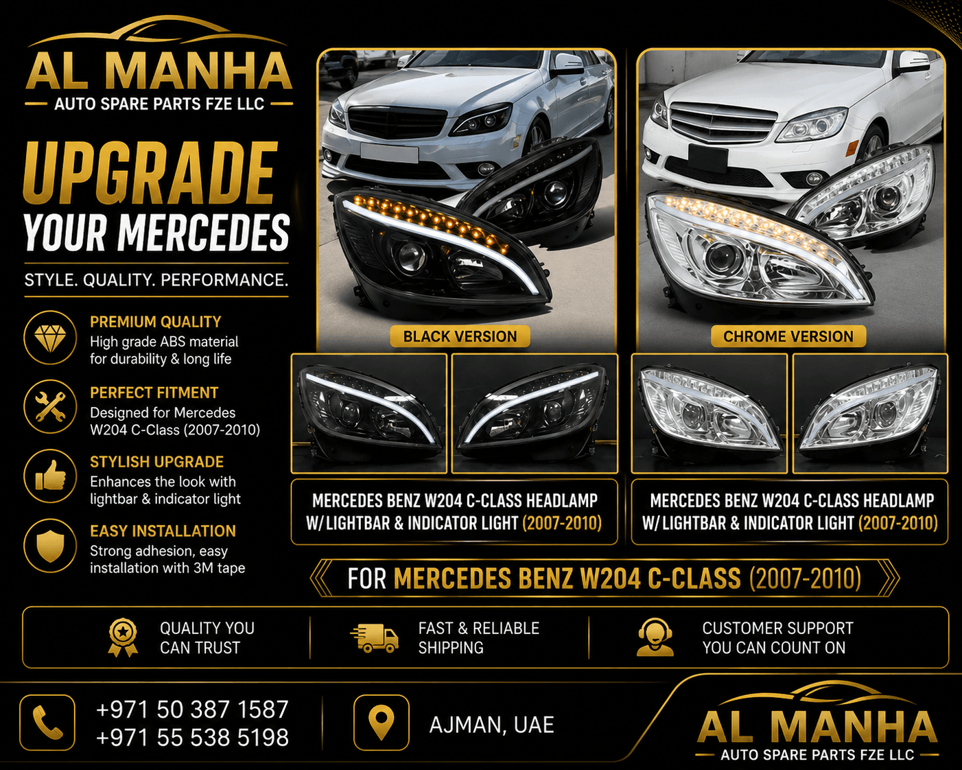 W204 HEADLAMP W_INDICATOR