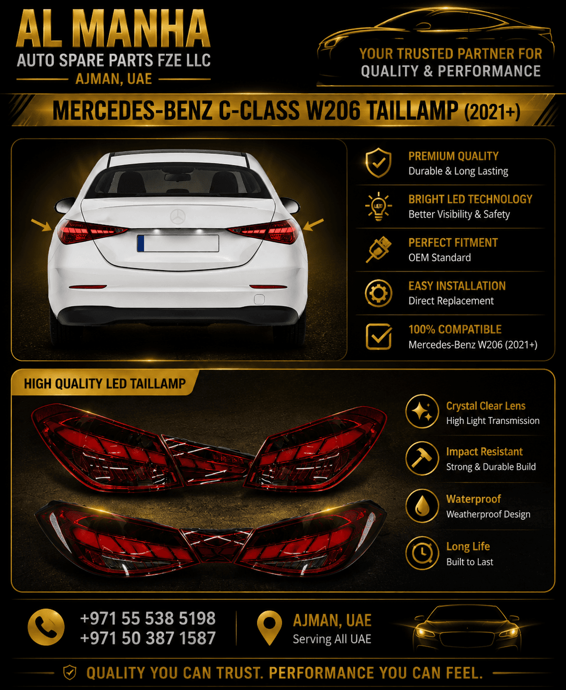 W206 TAILLAMP 2021-UP