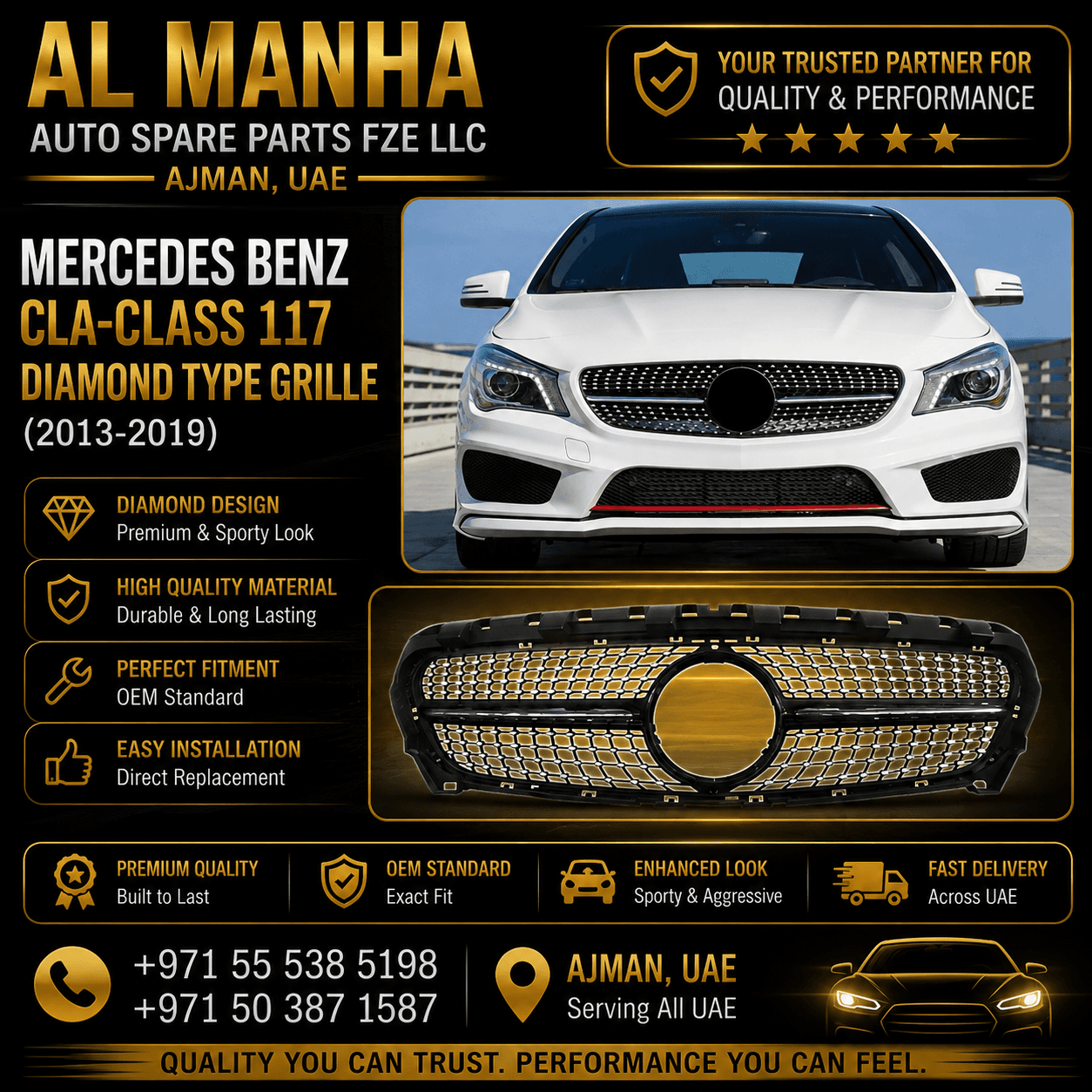 117 diamond type grille