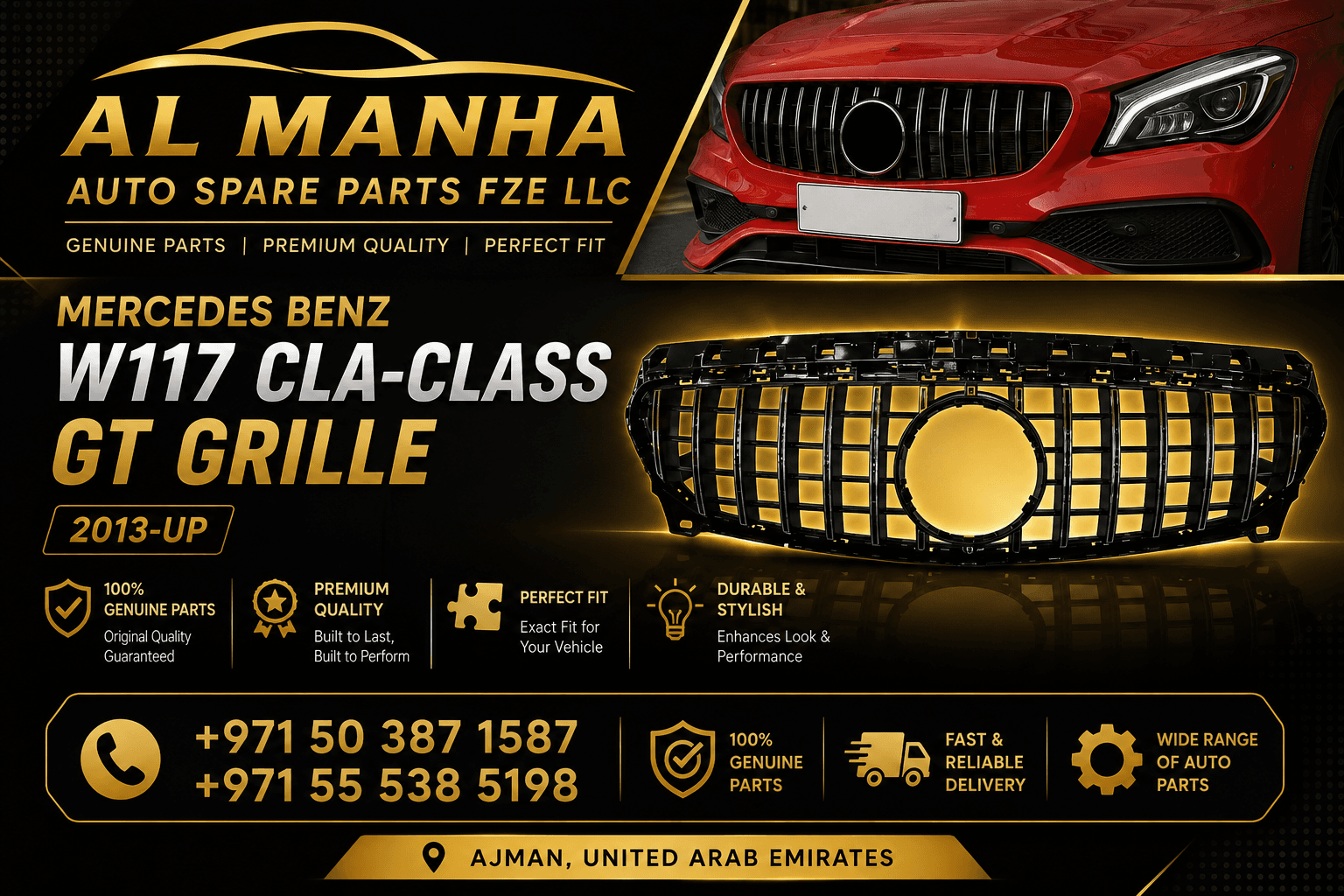 W117 GT GRILLE