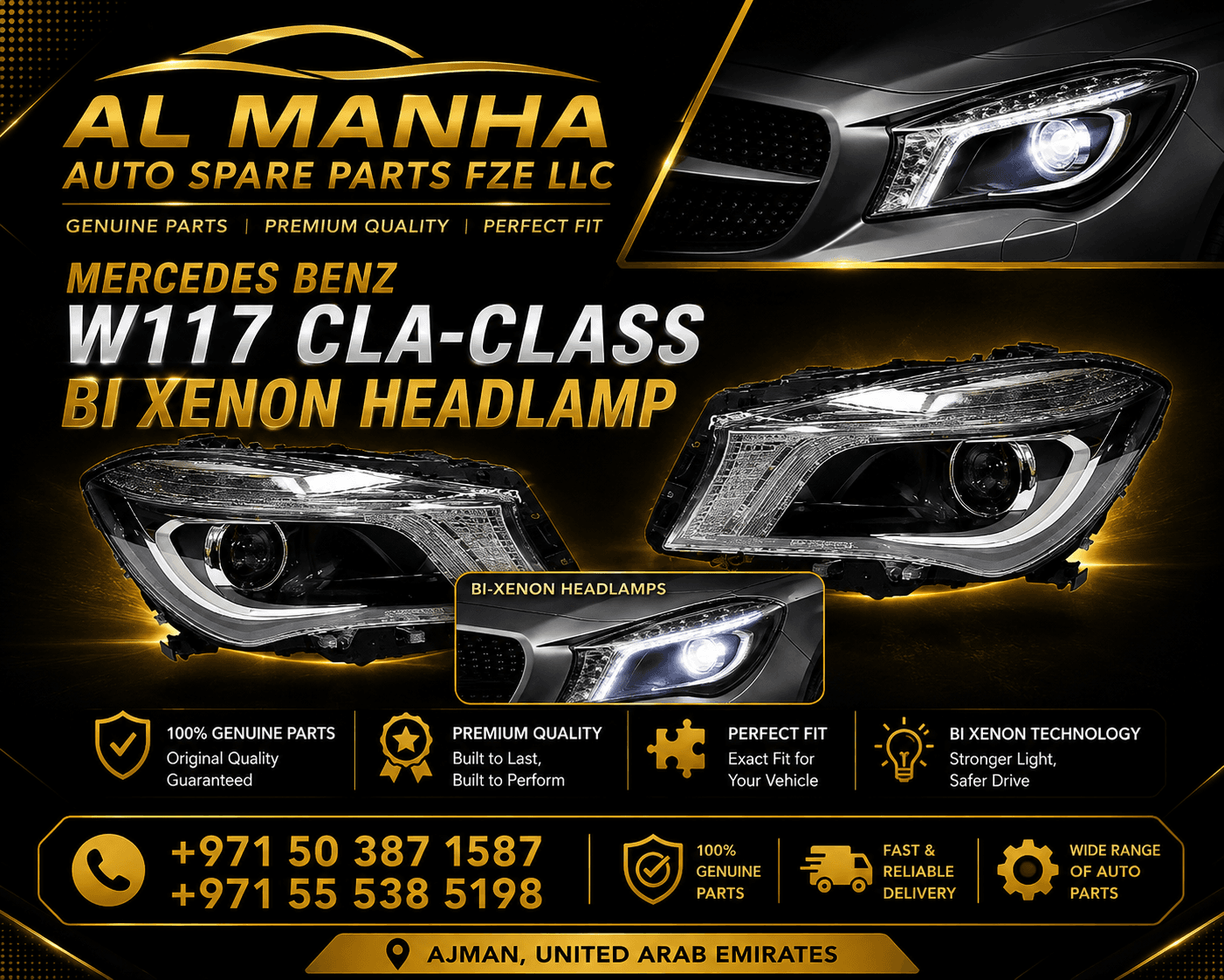 W117 HEADLAMP