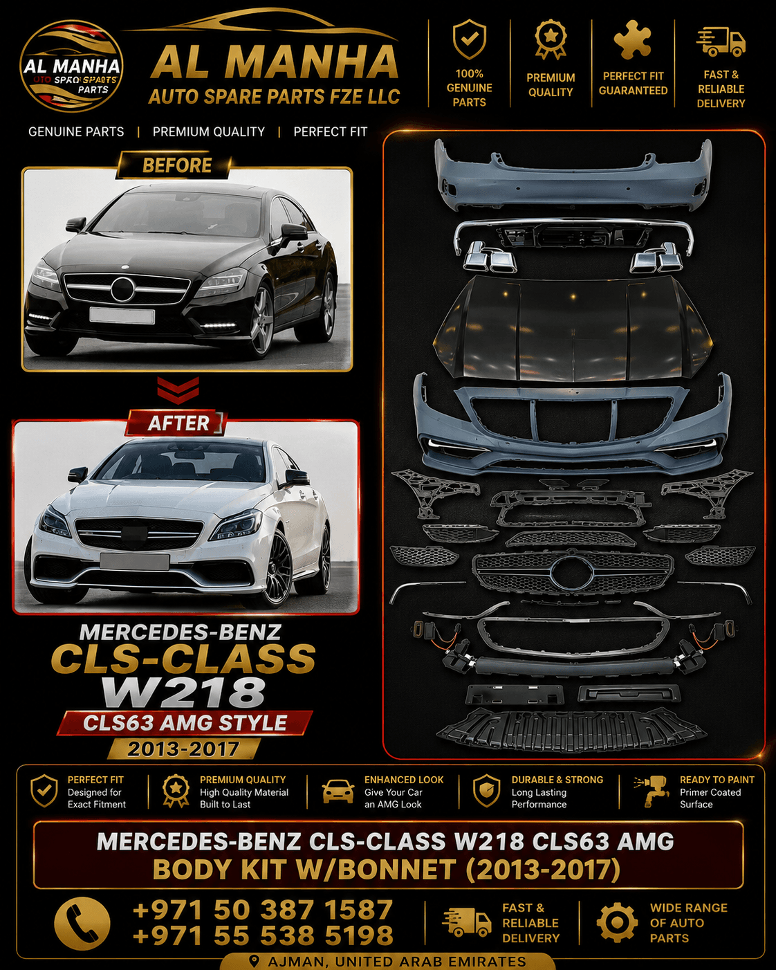 118 A45 BODYKIT WITH BONNET