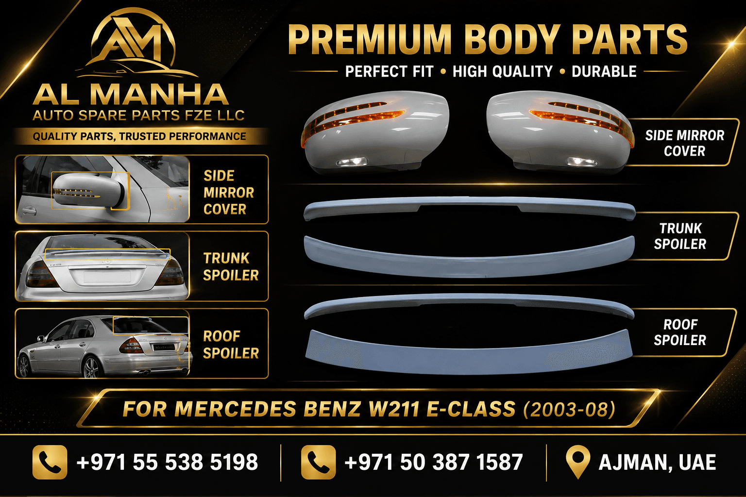 FOR MERCEDES BENZ W211 E-CLASS(2003-08)