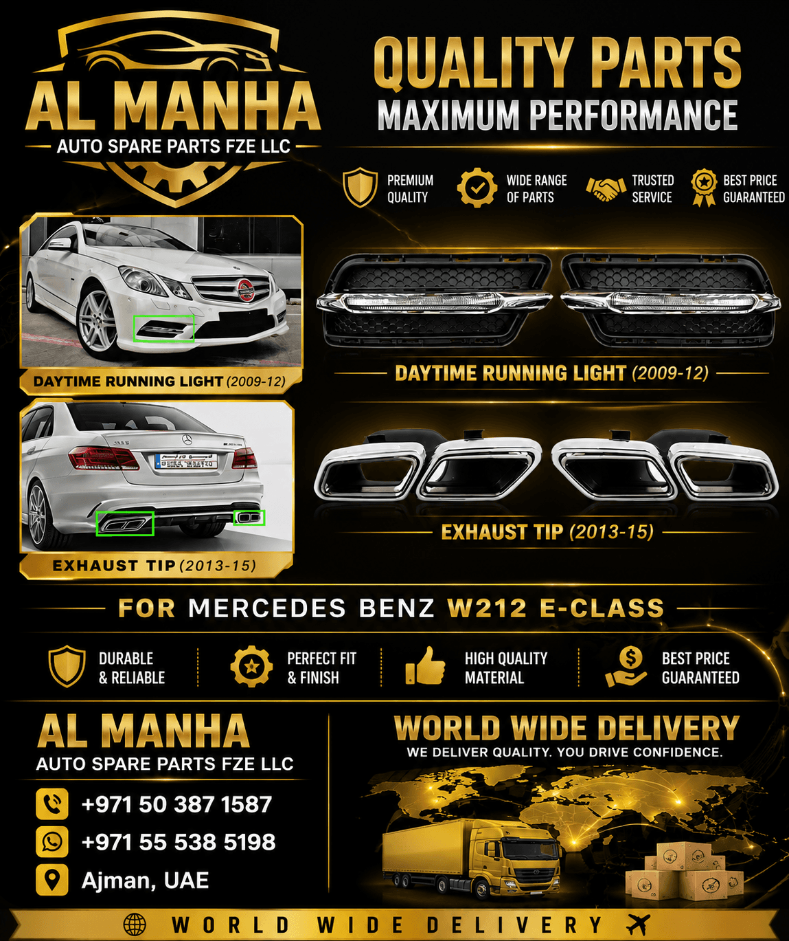 FOR MERCEDES BENZ W212 E-CLASS
