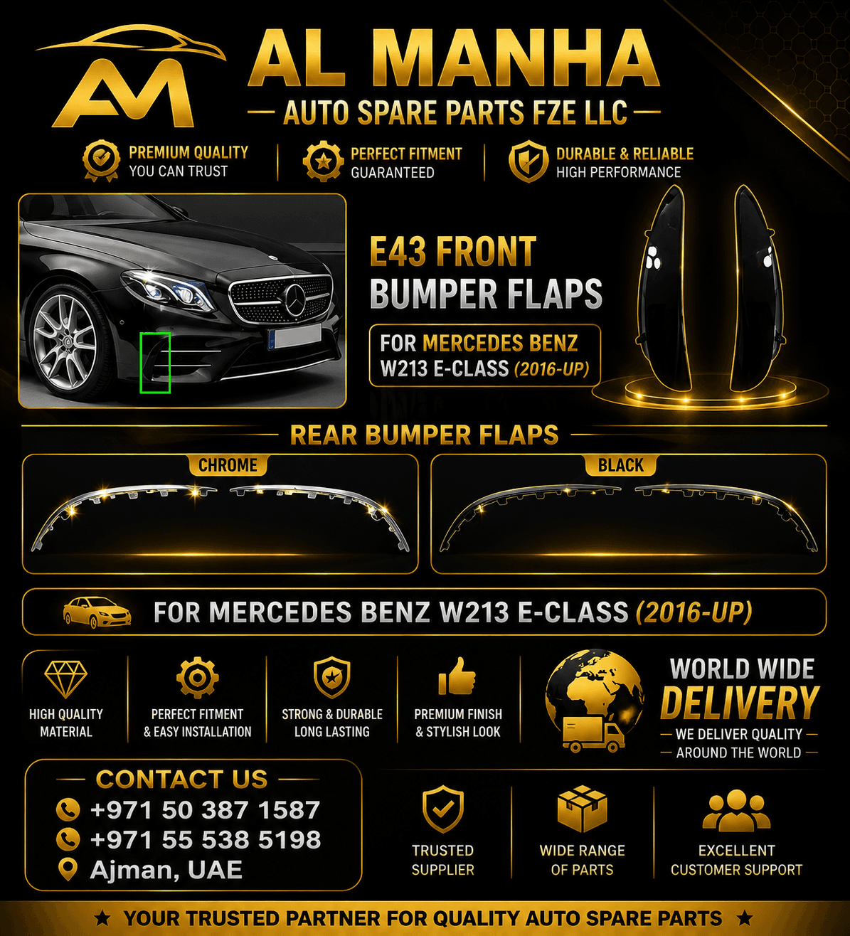 FOR MERCEDES BENZ W213 E-CLASS(2016-UP)