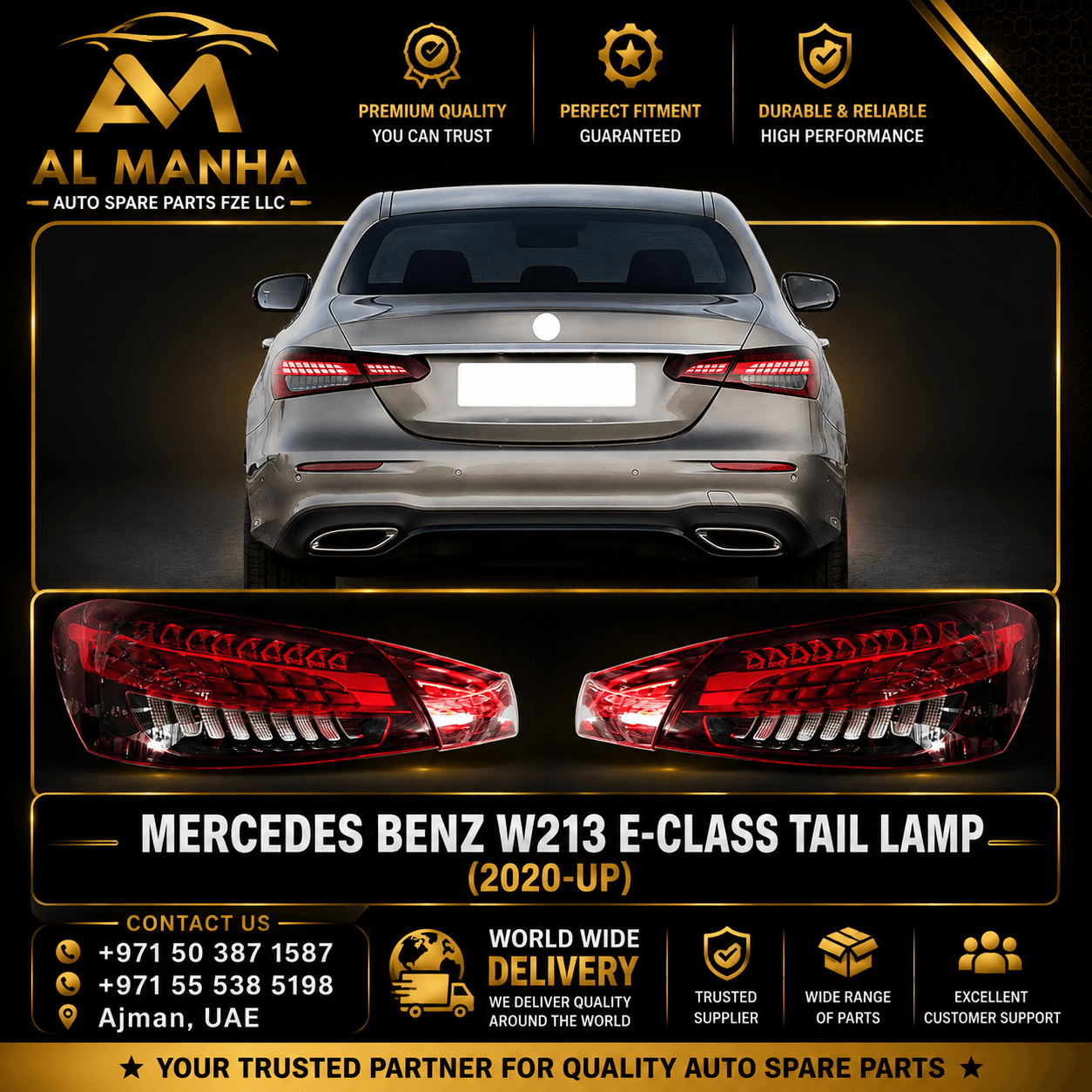 MERCEDES BENZ W213 E-CLASS TAIL LAMP (2020-UP)