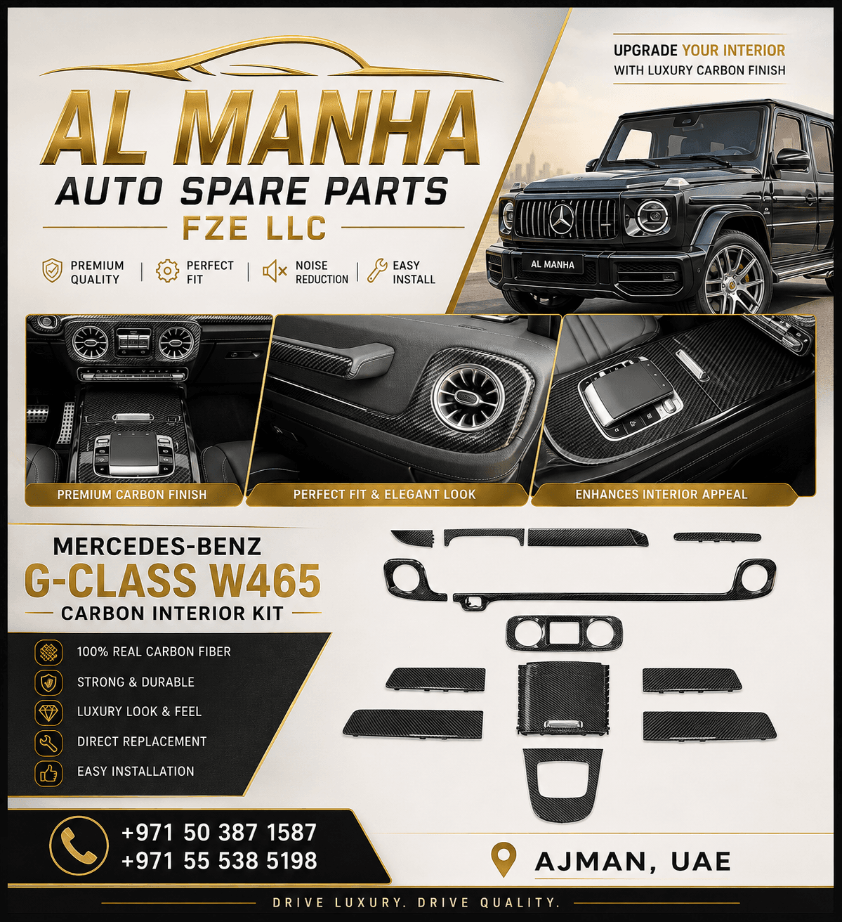 MERCEDES-BENZ G-CLASS W465 CARBON INTERIOR KIT
