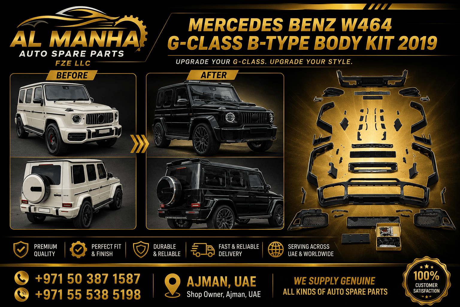 MERCEDES BENZ W464 G-CLASS B-TYPE BODY KIT 2019
