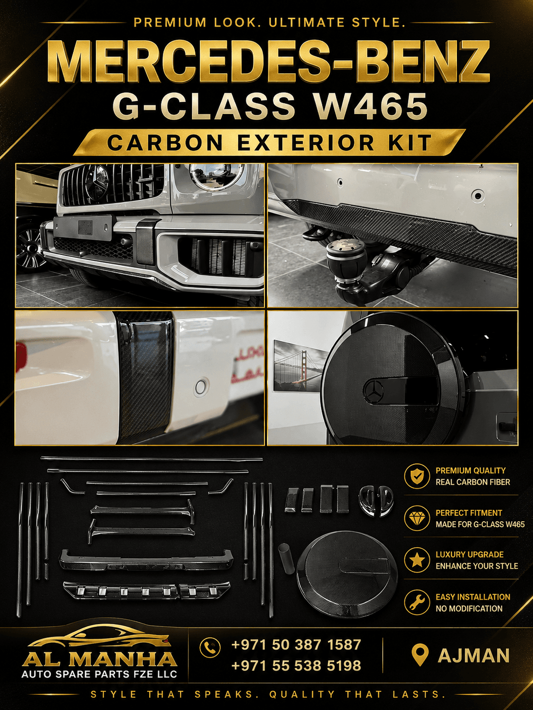 MERCEDES-BENZ G-CLASS W465 CARBON EXTERIOR KIT