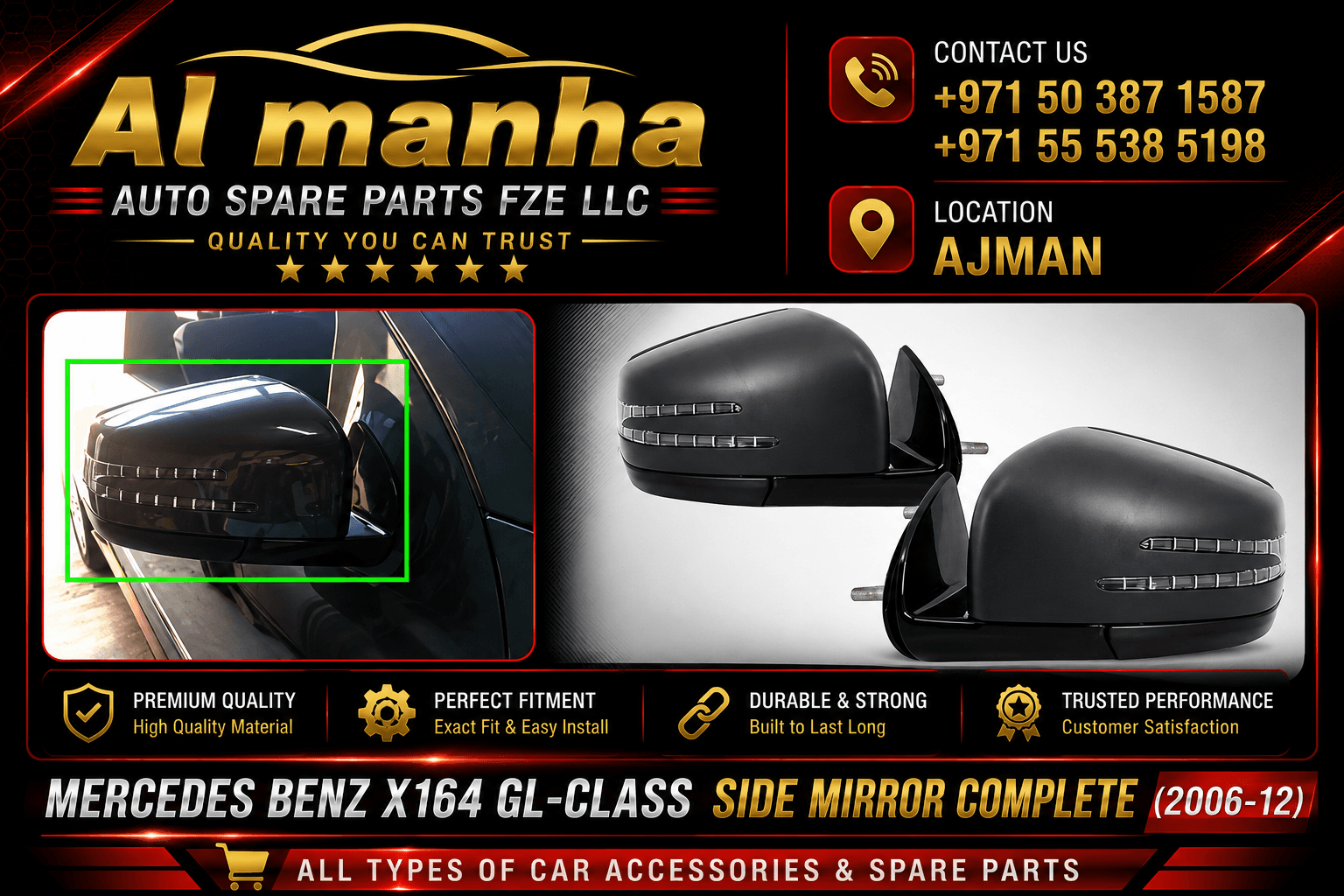 X164 SIDE MIRROR