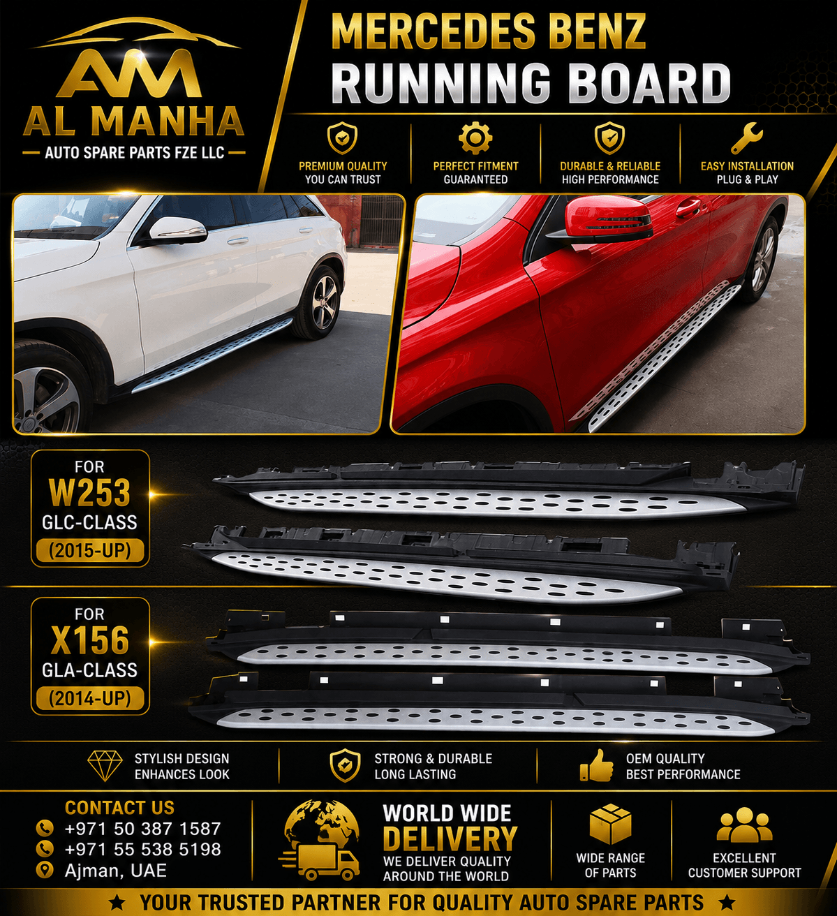 MERCEDES BENZ RUNNING BOARD