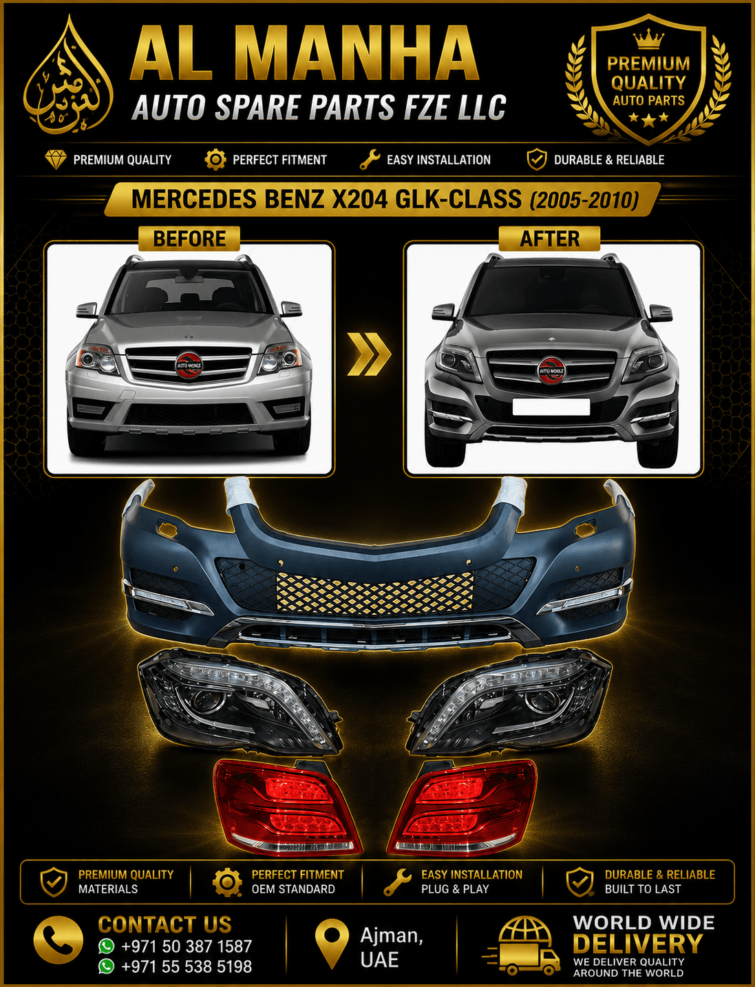 MERCEDES BENZ X204 GLK-CLASS (2005-2010)