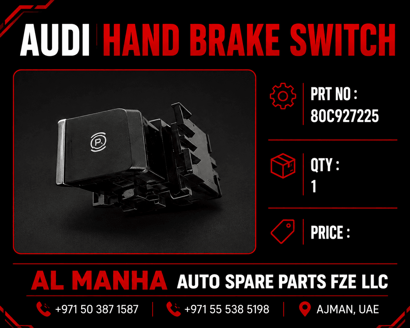 AUDI HAND BRAKE SWITCH