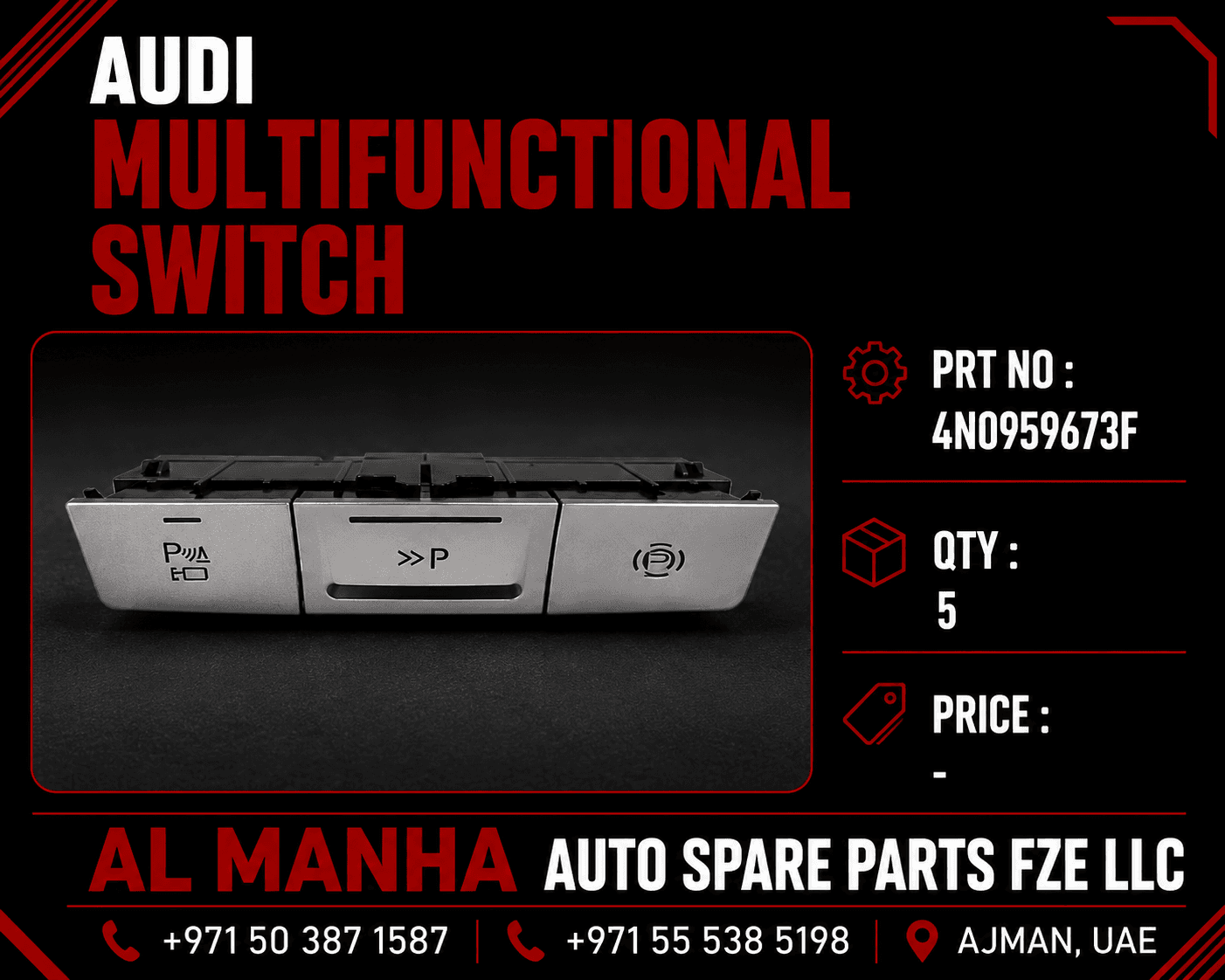 AUDI MULTIPLEFUNCTIONAL SWITCH
