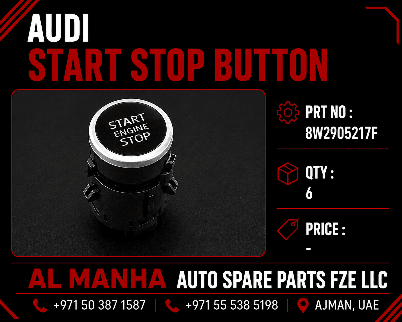 AUDI START STOP BUTTON