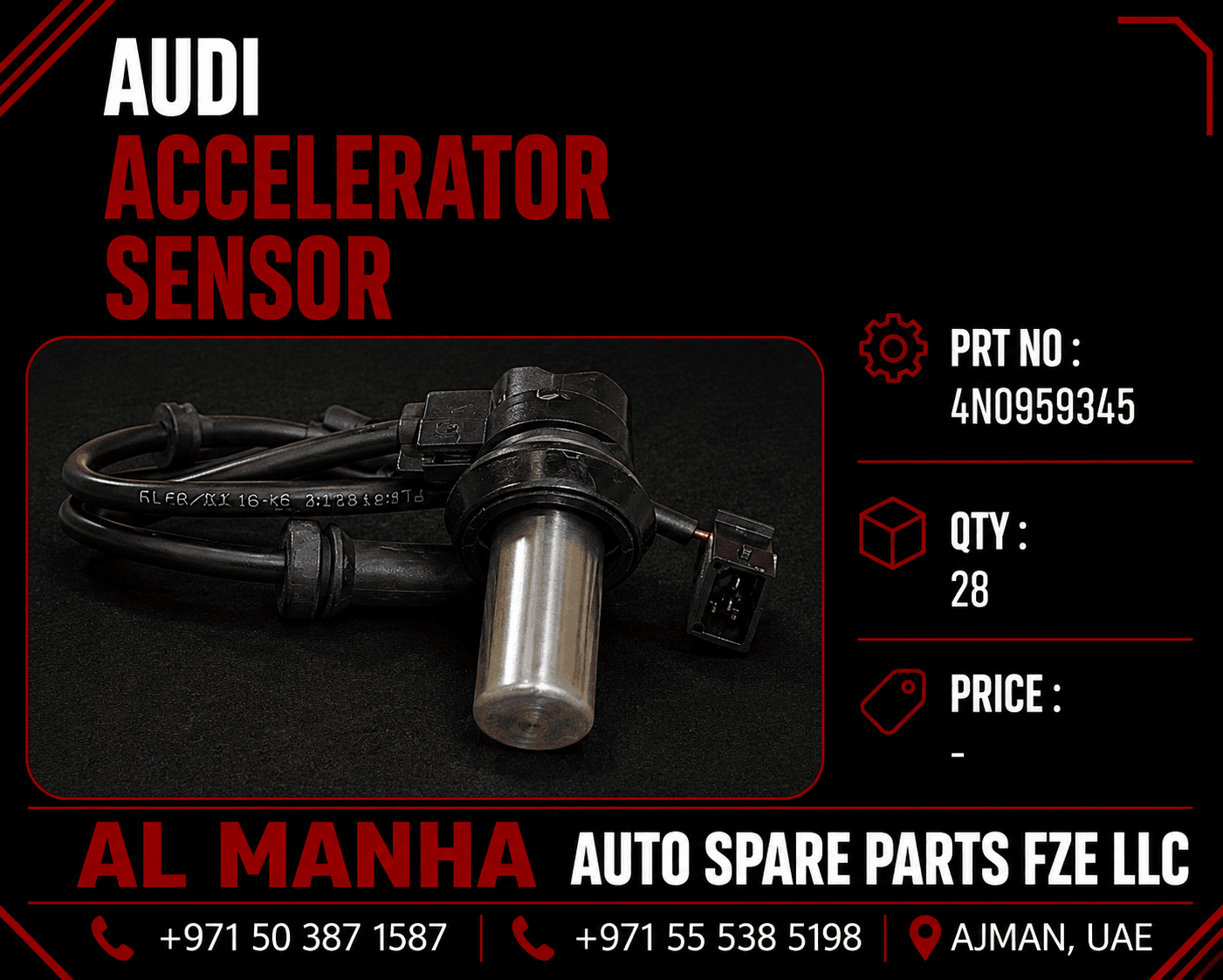 Audi Accelerator sensor
