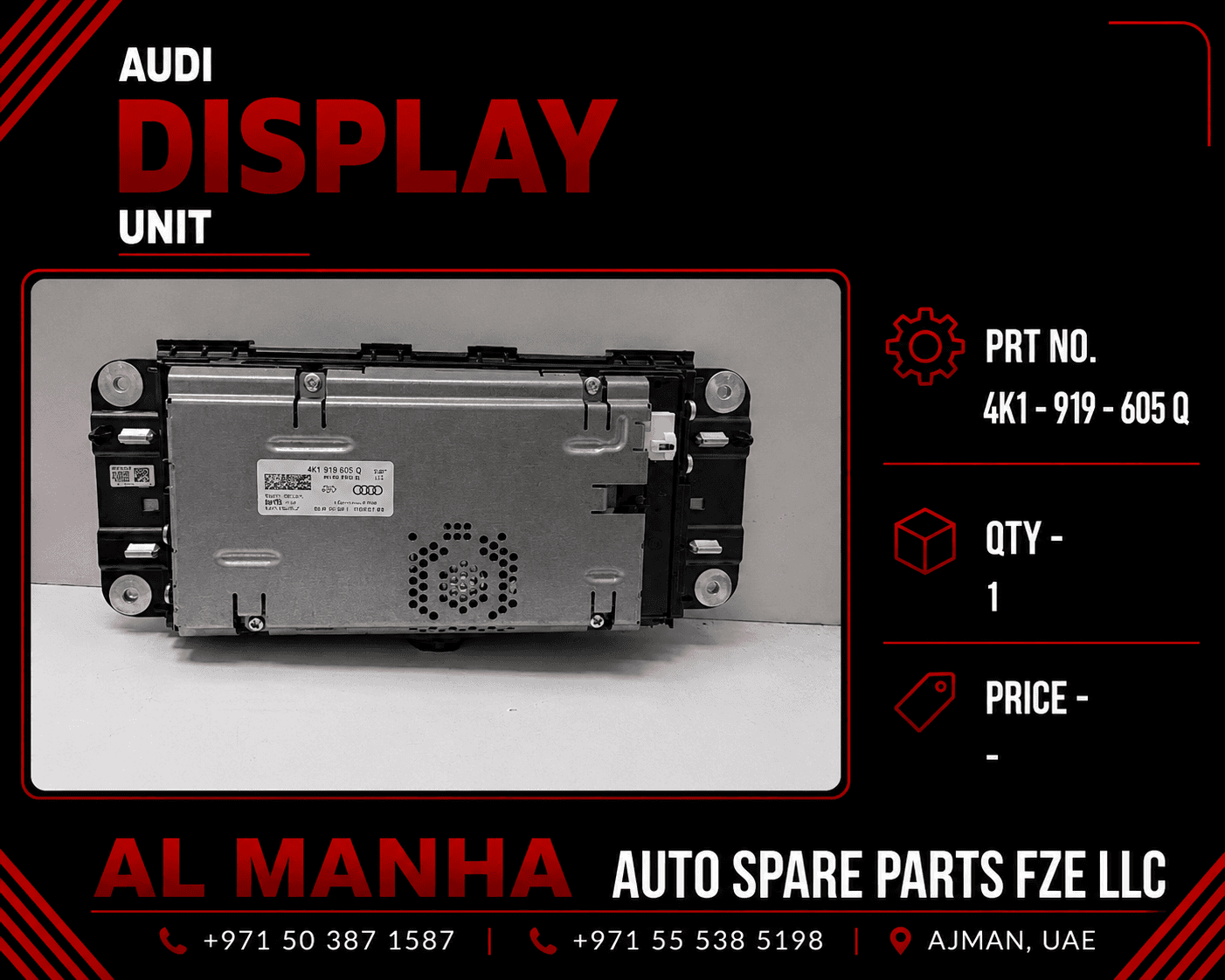 Audi Display Unit