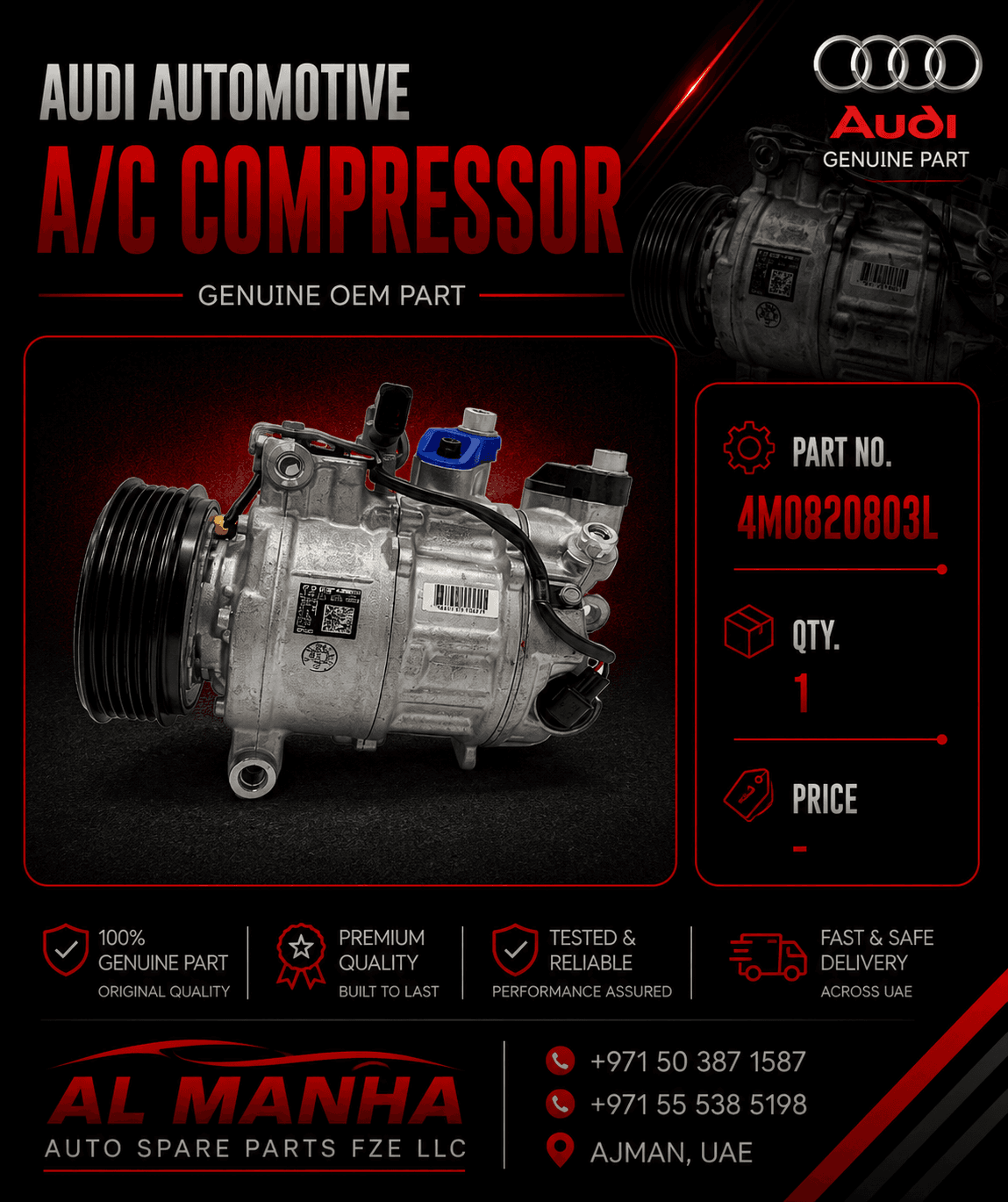 Audi automotive A_C Compressor