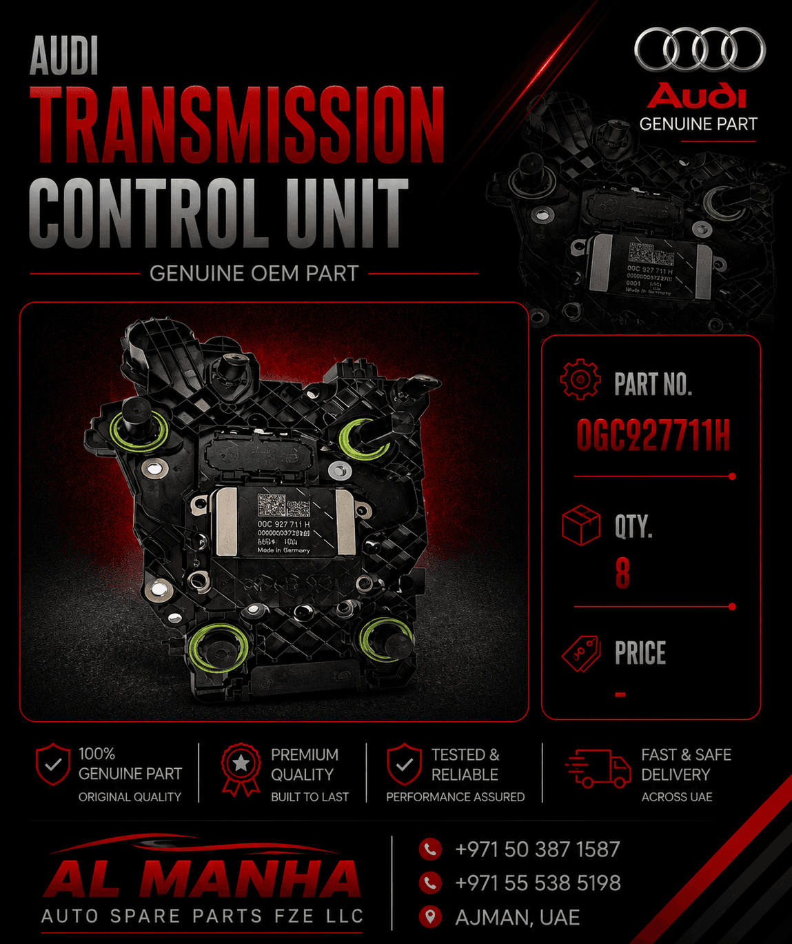Audi transmission control unit