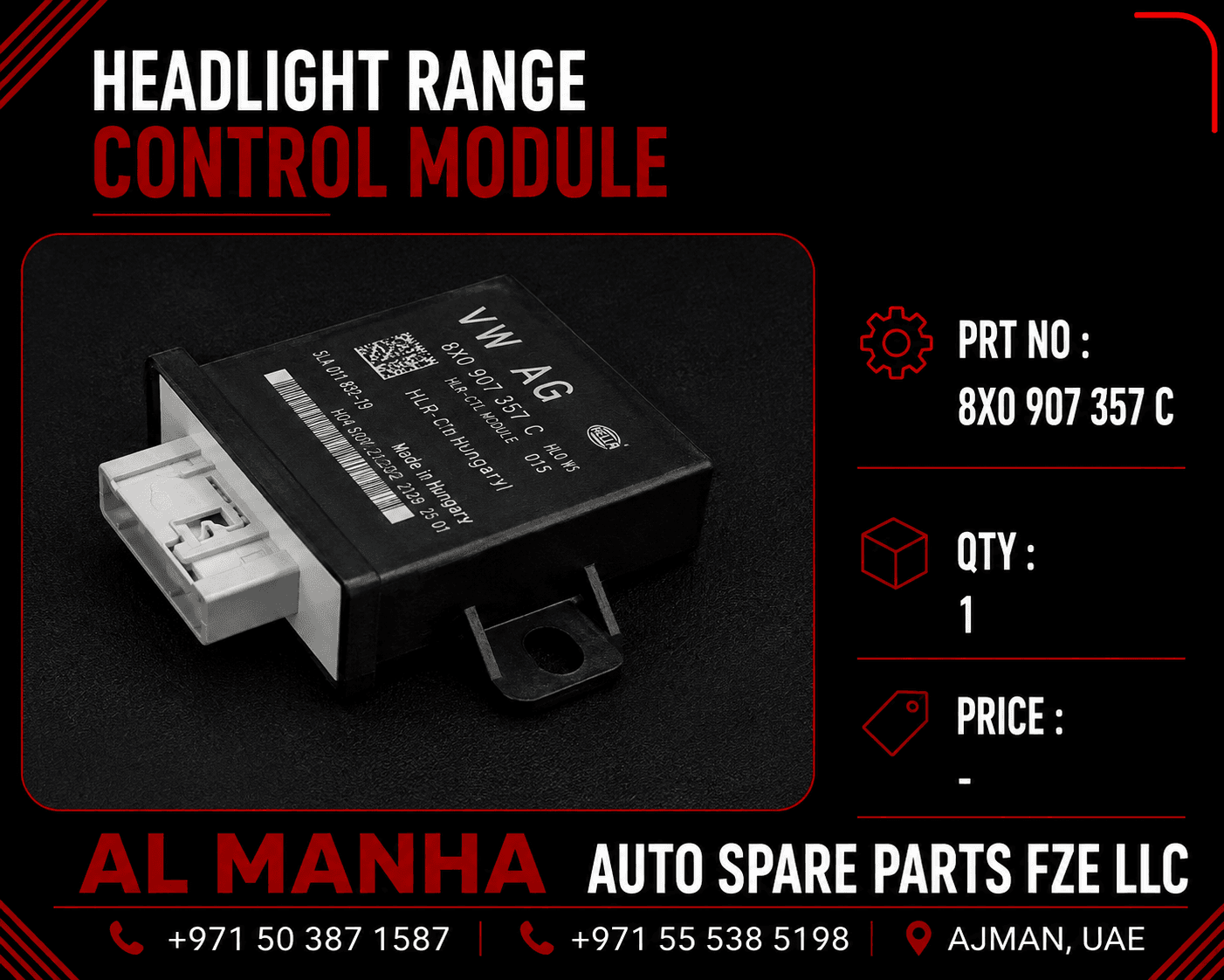 Headlight Range Control Module