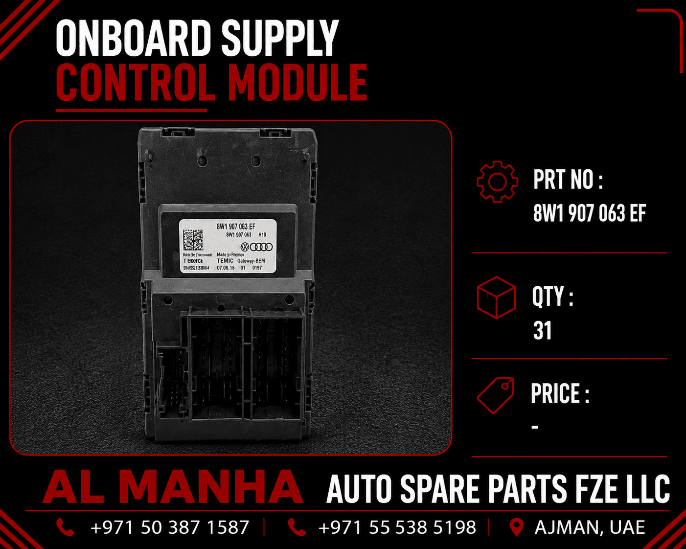 Onboard Supply Control Module