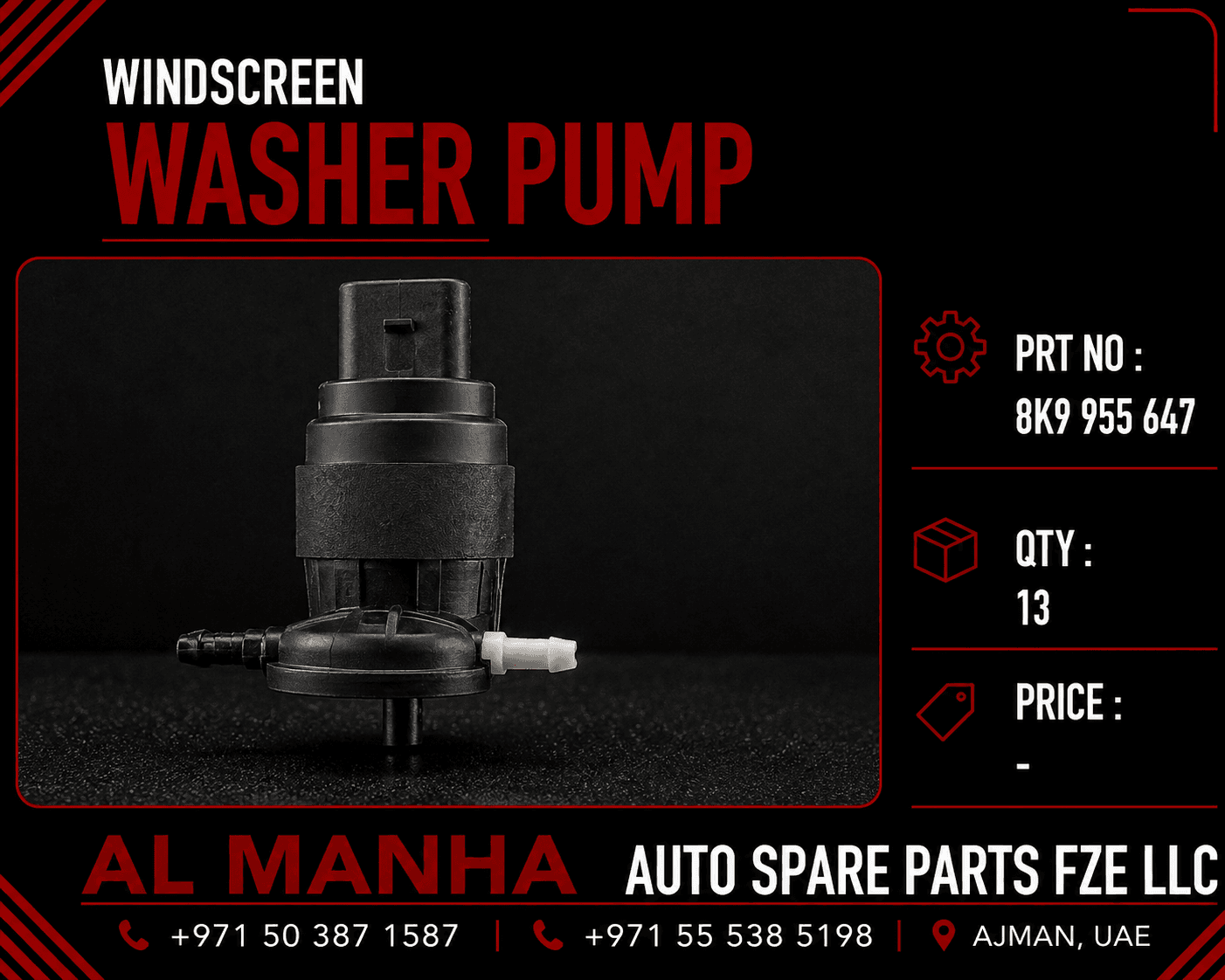 Windscreen Washer Pump