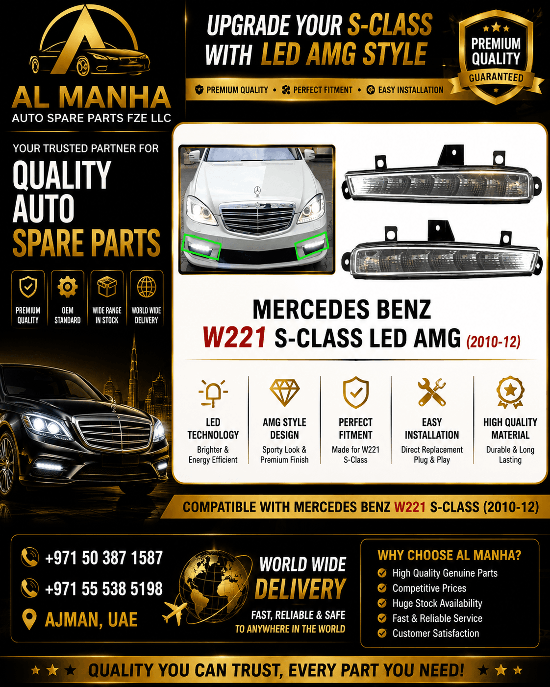 MERCEDES BENZ W221 S-CLASS LED AMG(2010-12) - Mercedes-Benz S-Class