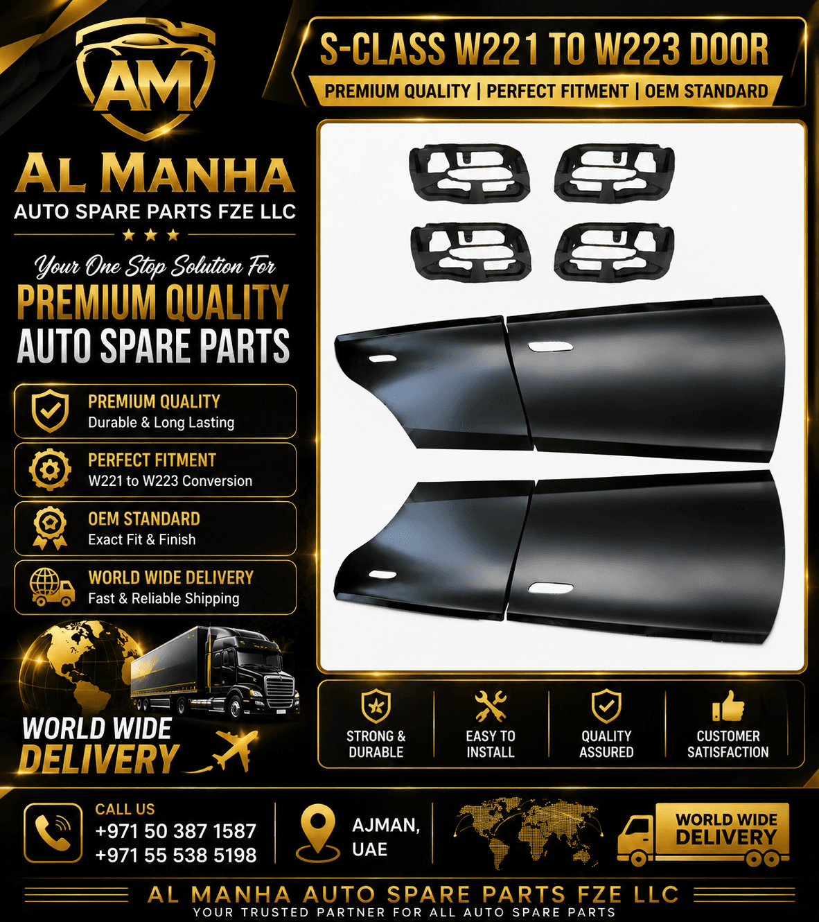 S-CLASS W221 TO W223 DOOR - Mercedes-Benz S-Class